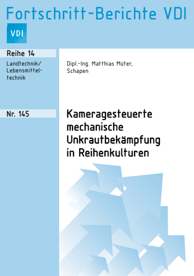 Cover of book: Kameragesteuerte mechanische Unkrautbekämpfung in Reihenkulturen