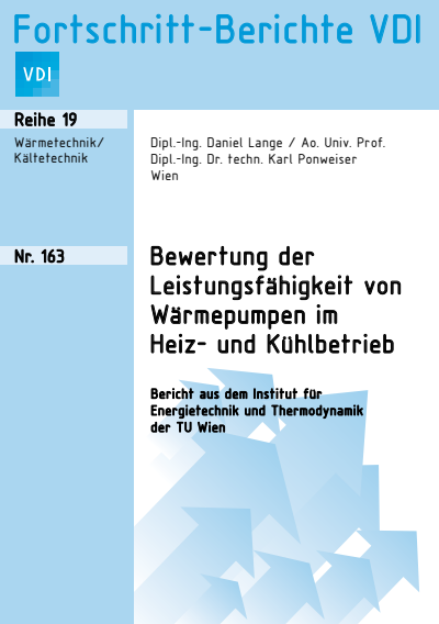 Cover of book: Bewertung der Leistungsfähigkeit von Wärmepumpen im Heiz- und Kühlbetrieb