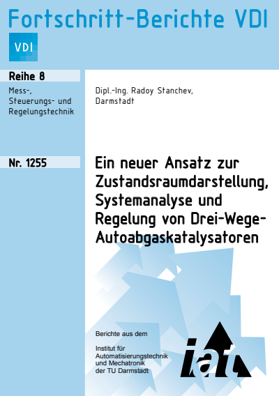 Cover des Buchs: Ein neuer Ansatz zur Zustandsraumdarstellung, Systemanalyse und Regelung von Drei-Wege-Autoabgaskatalysatoren
