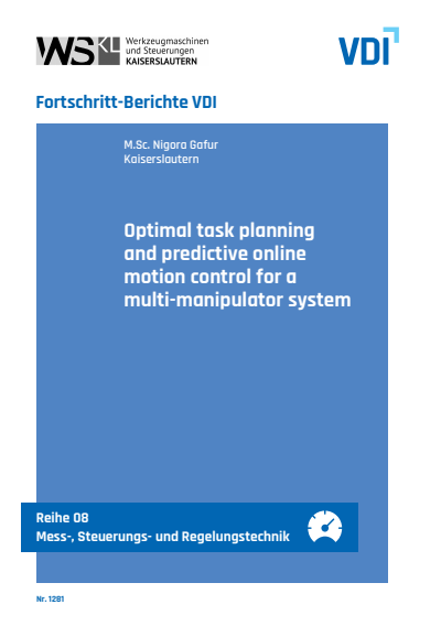 Cover of book: Optimal task planning and predictive online motion control for a multi-manipulator system