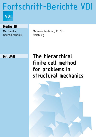 Cover des Buchs: The hierarchical finite cell method for problems in structural mechanics