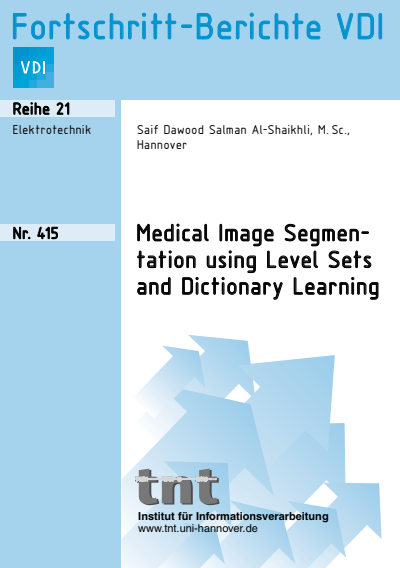 Cover of book: Medical Image Segmentation using Level Sets and Dictionary Learning