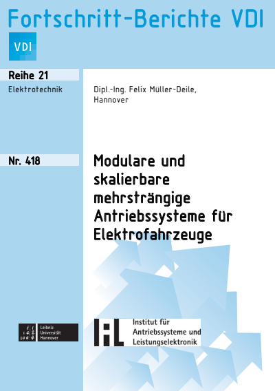 Cover of book: Modulare und skalierbare mehrsträngige Antriebssysteme für Elektrofahrzeuge
