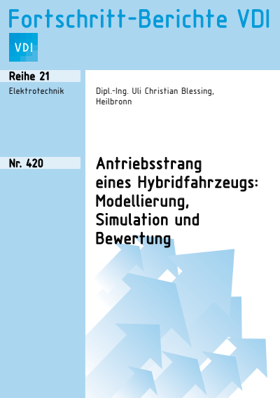 Cover des Buchs: Antriebsstrang eines Hybridfahrzeugs: Modellierung, Simulation und Bewertung