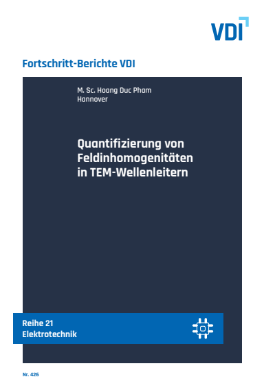 Cover of book: Quantifizierung von Feldinhomogenitäten in TEM-Wellenleitern