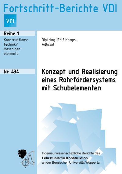 Cover of book: Konzept und Realisierung eines Rohrfördersystems mit Schubelementen