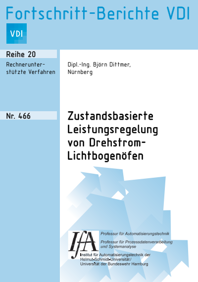 Cover of book: Zustandsbasierte Leistungsregelung von Drehstrom-Lichtbogenöfen