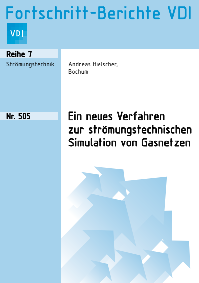 Cover of book: Ein neues Verfahren zur strömungstechnischen Simulation von Gasnetzen