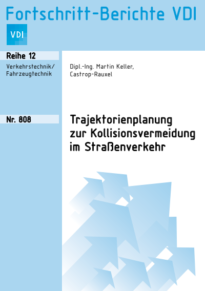 Cover of book: Trajektorienplanung zur Kollisionsvermeidung im Straßenverkehr