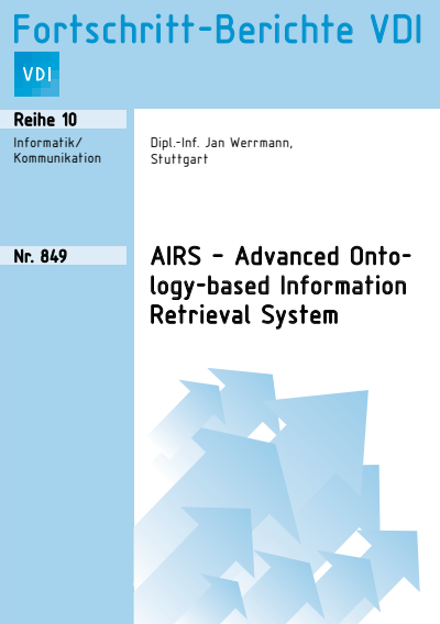 Cover of book: AIRS – Advanced Ontology-based Information Retrieval System