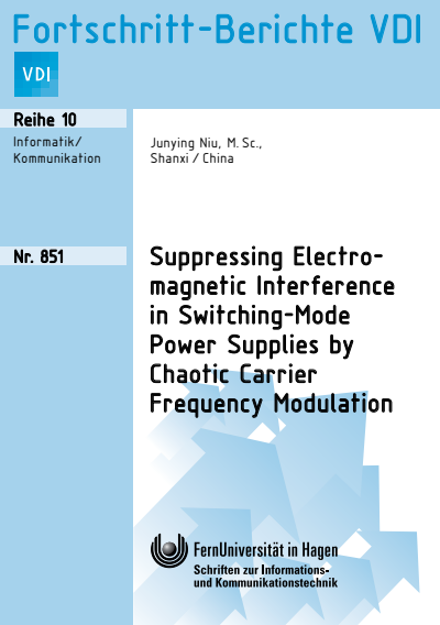 Cover of book: Suppressing Electromagnetic Interference in Switching-Mode Power Supplies by Chaotic Carrier Frequency Modulation