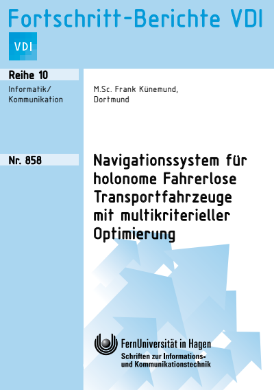Cover des Buchs: Navigationssystem für holonome Fahrerlose Transportfahrzeuge mit multikriterieller Optimierung