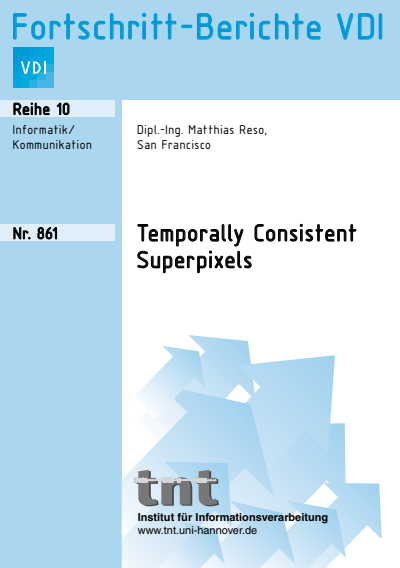 Cover of book: Temporally Consistent Superpixels