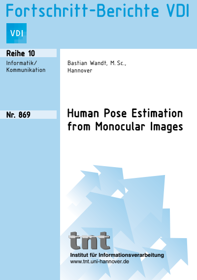 Cover of book: Human Pose Estimation from Monocular Images