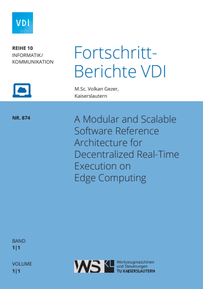 Cover of book: A Modular and Scalable Software Reference Architecture for Decentralized Real-Time Execution on Edge Computing