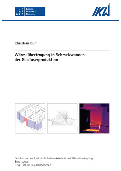 Cover of book: Wärmeübertragung in Schmelzwannen der Glasfaserproduktion