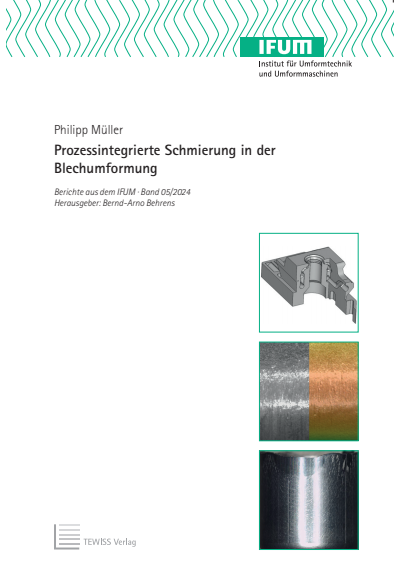 Cover of book: Prozessintegrierte Schmierung in der Blechumformung