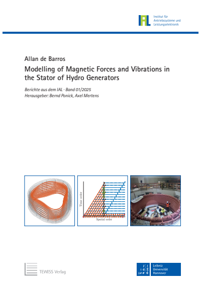 Cover of book: Modelling of Magnetic Forces and Vibrations in the Stator of Hydro Generators