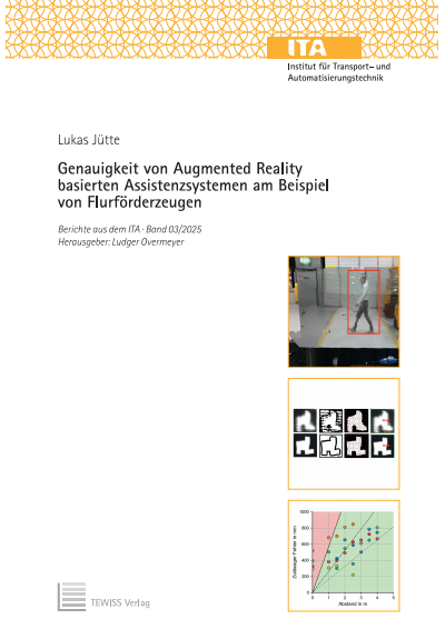 Cover des Buchs: Genauigkeit von Augmented Reality basierten Assistenzsystemen am Beispiel von Flurförderzeugen