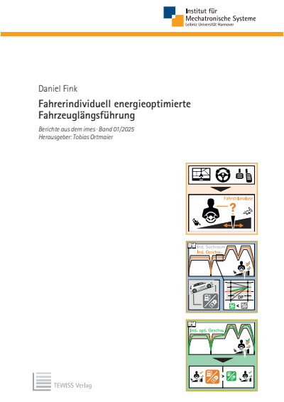 Cover des Buchs: Fahrerindividuell energieoptimierte Fahrzeuglängsführung