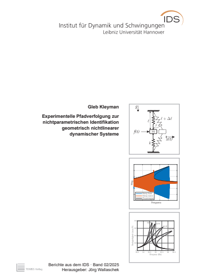 Cover des Buchs: Experimentelle Pfadverfolgung zur nichtparametrischen Identifikation geometrisch nichtlinearer dynamischer Systeme