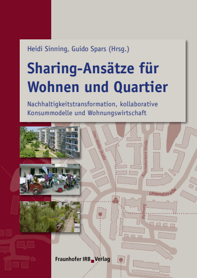Cover of book: Sharing-Ansätze für Wohnen und Quartier.