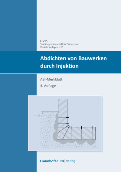 Cover of book: Abdichten von Bauwerken durch Injektion.