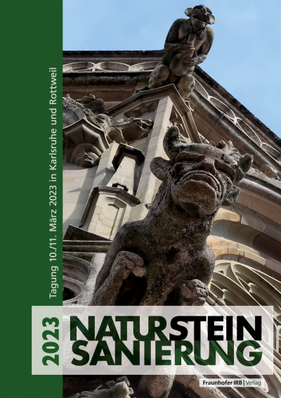 Cover of book: Natursteinsanierung 2023.