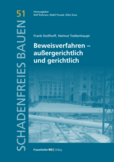 Cover of book: Beweisverfahren – außergerichtlich und gerichtlich