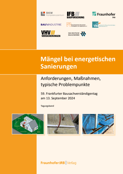 Cover of book: Mängel bei energetischen Sanierungen