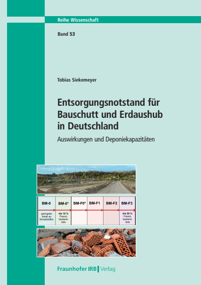 Cover des Buchs: Entsorgungsnotstand für Bauschutt und Erdaushub in Deutschland