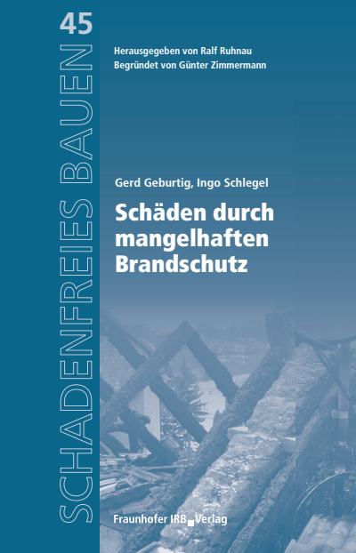Cover des Buchs: Schäden durch mangelhaften Brandschutz.