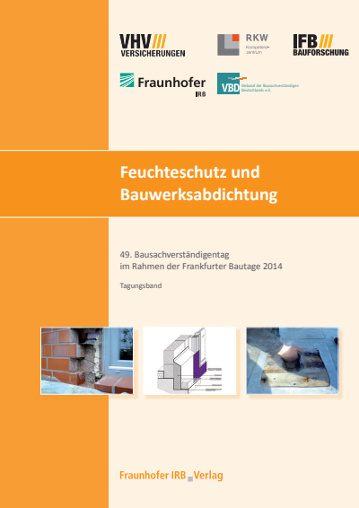 Cover des Buchs: Feuchteschutz und Bauwerksabdichtung.