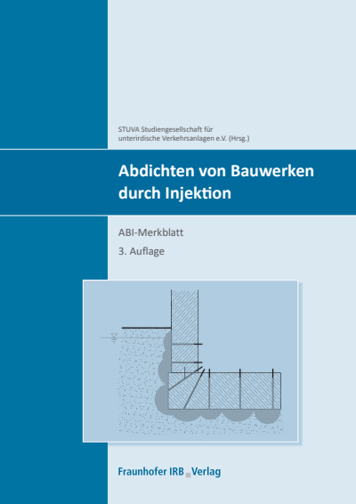 Cover of book: Abdichten von Bauwerken durch Injektion.