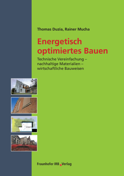 Cover des Buchs: Energetisch optimiertes Bauen.