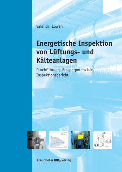 Cover des Buchs: Energetische Inspektion von Lüftungs- und Kälteanlagen.