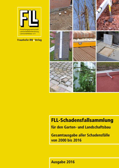 Cover des Buchs: FLL-Schadensfallsammlung für den Garten- und Landschaftsbau.