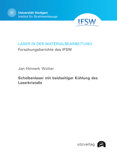 Cover of book: Scheibenlaser mit beidseitiger Kühlung des Laserkristalls