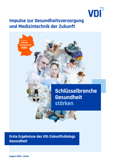 Cover of book: Impulse zur Gesundheitsversorgung und Medizintechnik der Zukunft