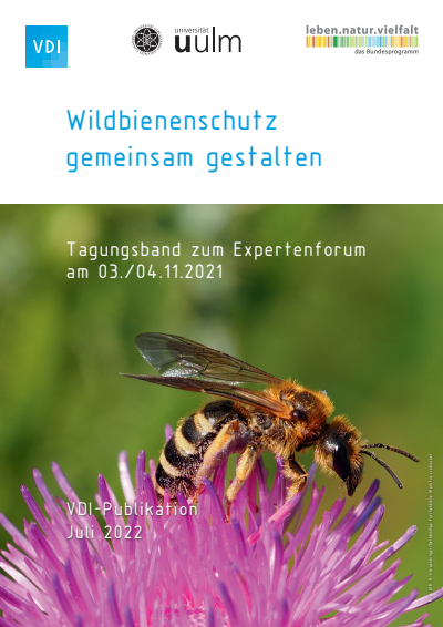 Cover of book: Wildbienenschutz gemeinsam gestalten