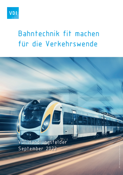 Cover des Buchs: Bahntechnik fit machen für die Verkehrswende