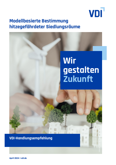 Cover des Buchs: Modellbasierte Bestimmung hitzegefährdeter Siedlungsräume