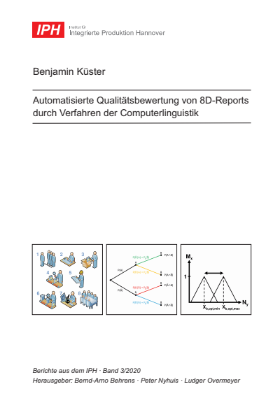 Cover des Buchs: Automatisierte Qualitätsbewertung von 8D-Reports durch Verfahren der Computerlinguistik