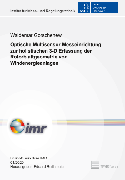 Cover of book: Optische Multisensor-Messeinrichtung zur holistischen 3-D Erfassung der Rotorblattgeometrie von Windenergieanlagen