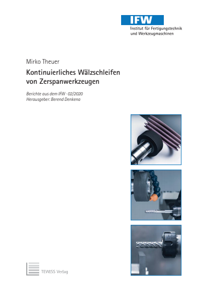 Cover of book: Kontinuierliches Wälzschleifen von Zerspanwerkzeugen