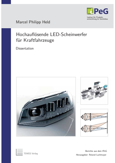 Cover des Buchs: Hochauflösende LED-Scheinwerfer für Kraftfahrzeuge