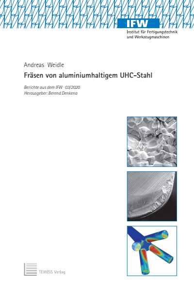 Cover of book: Fräsen von aluminiumhaltigem UHC-Stahl