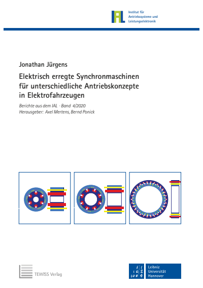 Cover des Buchs: Elektrisch erregte Synchronmaschinen für unterschiedliche Antriebskonzepte in Elektrofahrzeugen