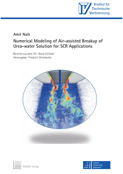 Cover des Buchs: Numerical Modeling of Air-assisted Breakup of Urea-water Solution for SCR Applications