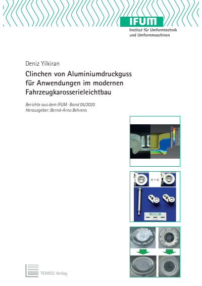 Cover of book: Clinchen von Aluminiumdruckguss für Anwendungen im modernen Fahrzeugkarosseriele